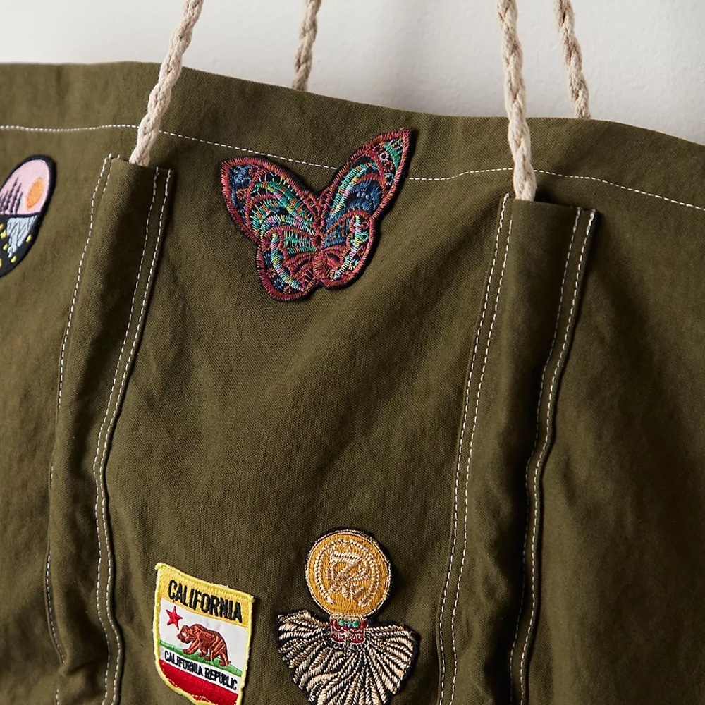 Gorgeous, Free People Been There Badge Tote❤️ NWOT - Picture 4 of 8